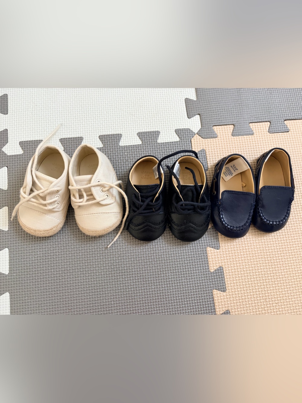 Lot of Jaine and jack baby boy dress shoes